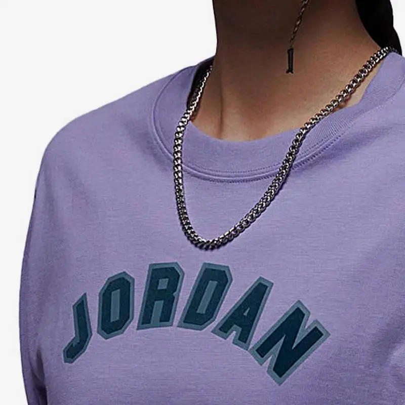Jordan Crop Tops Women's Purple-2