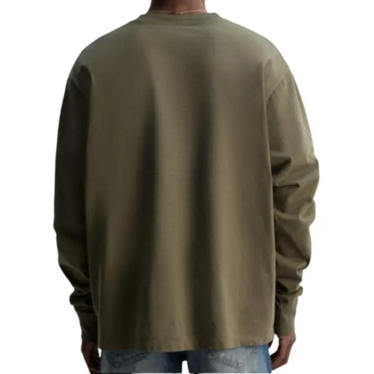 ZARA T Shirts Men Brown/Green-5