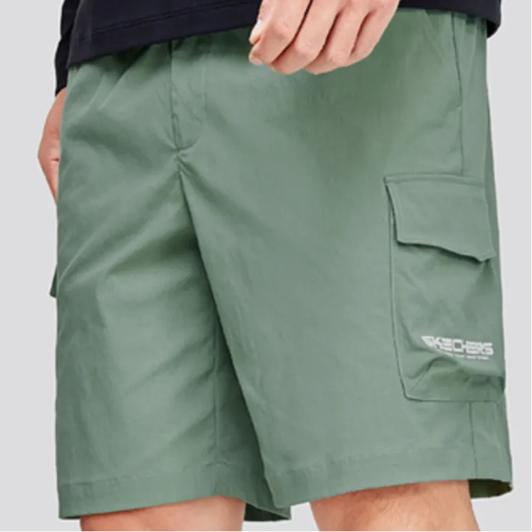 Skechers Casual Shorts Unisex Brown Green-4