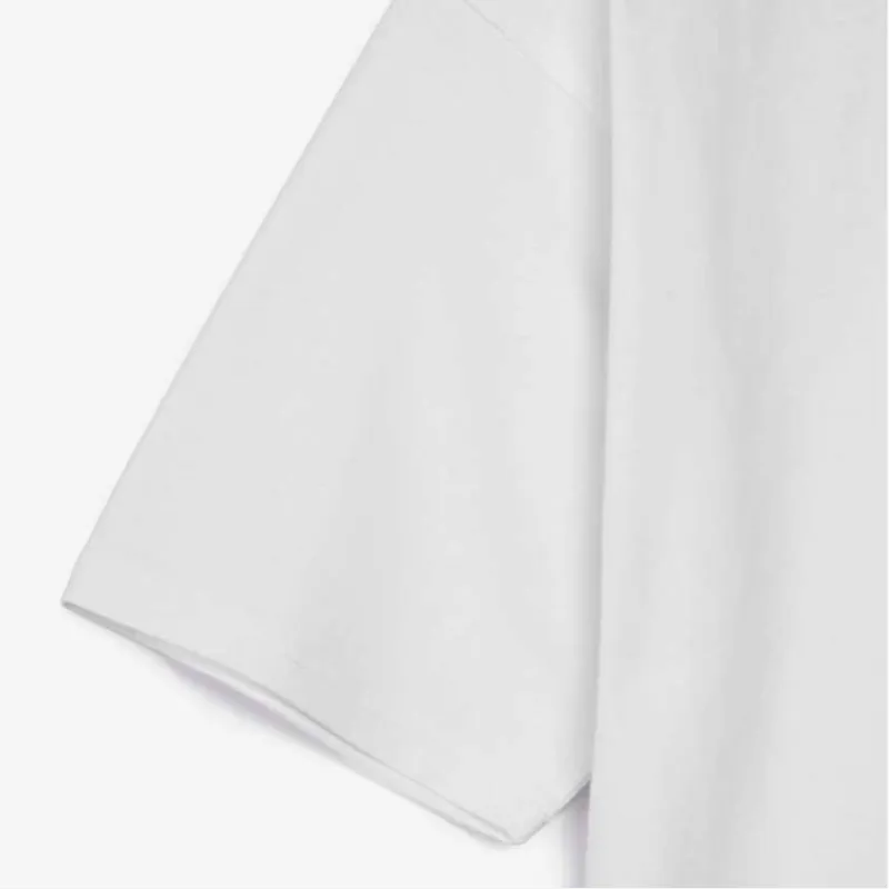 Converse Drop Shoulder Sleeve T Shirt Men's White-3