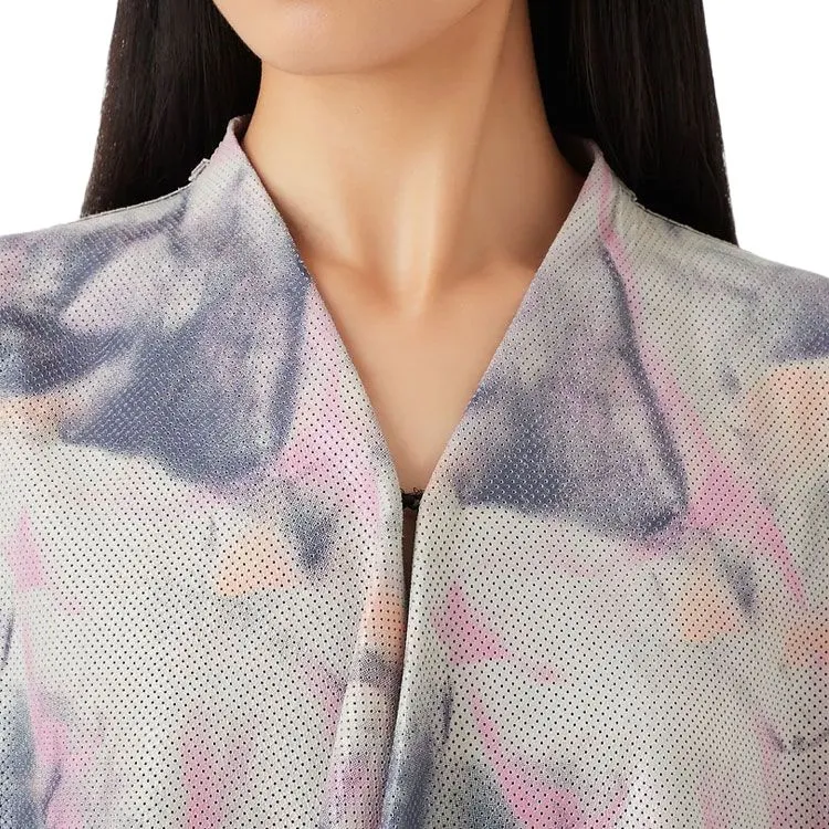 EMPORIO ARMANI SS23 Leather Jacket Women's Multicolor-4