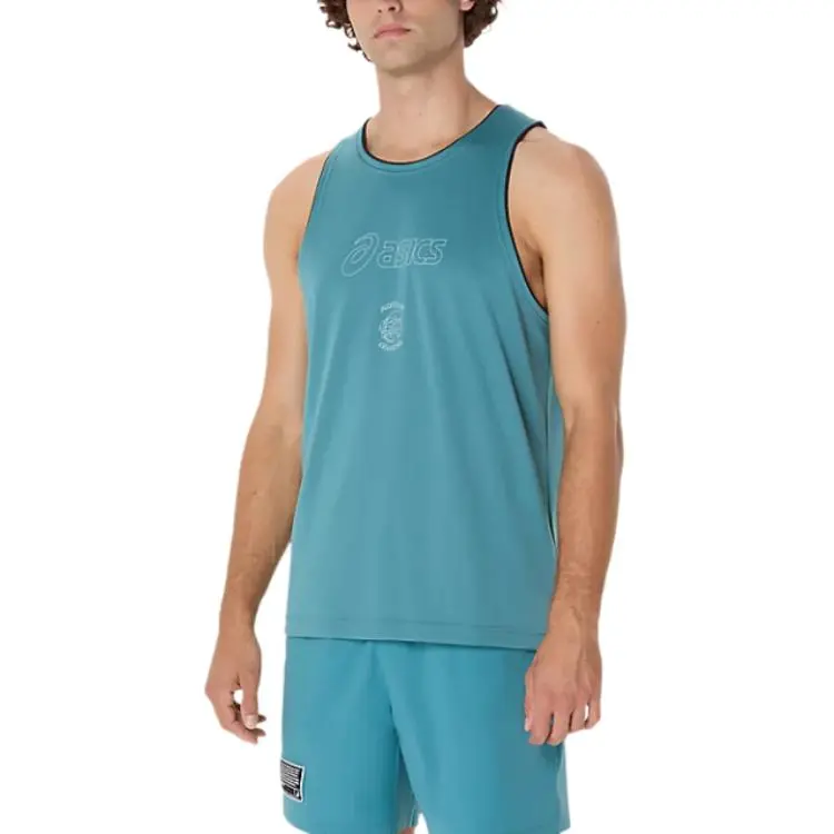 Asics Basketball Jersey Men's Atlantis Blue-2