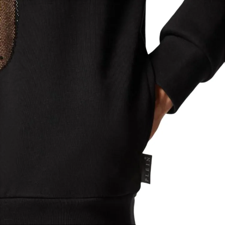PHILIPP PLEIN Teddy Bear Rhinestone embellished Hoodie-5