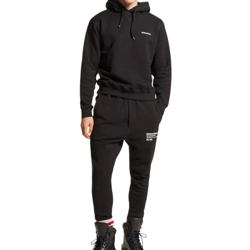 DSQUARED 2 Logo Printed Slim Cut Tapered Track Pants-2
