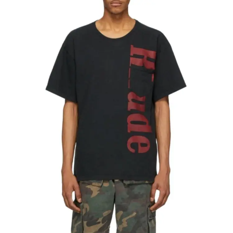 RHUDE T Shirts Men Black-2