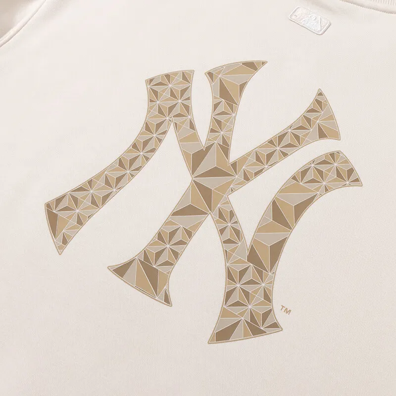 MLB New York Yankees Sweatshirt Men's Dark Cream-3