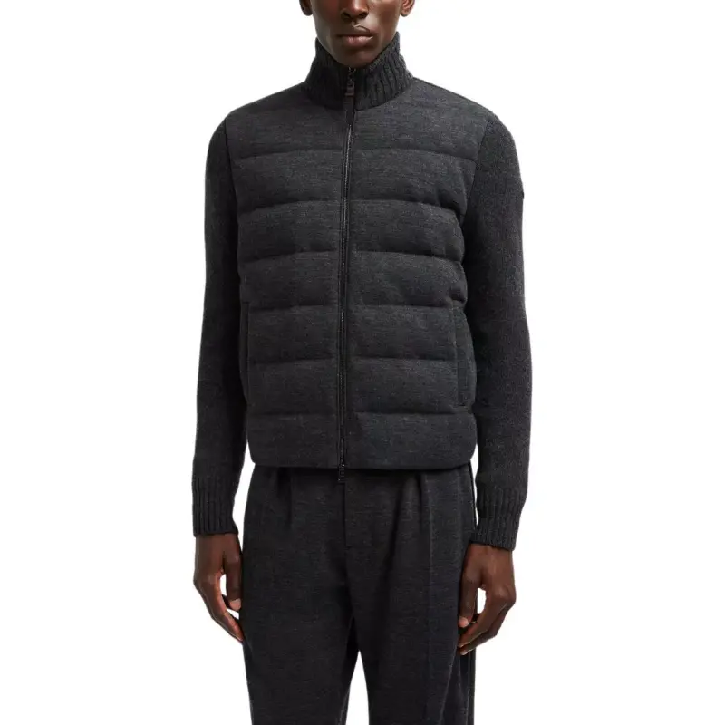 Moncler Logo Patch Padded Cardigan-2