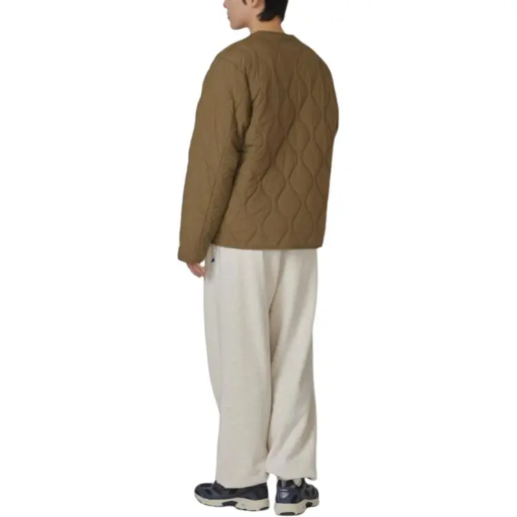 Mizuno Puffer Jacket Men's Brown-3