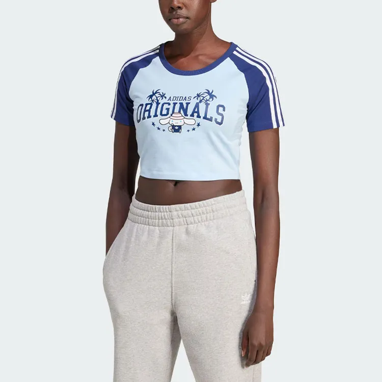 Adidas originals X Hello Kitty Cinnamoroll Graphic Baby Tee Adidas originals X Hello Kitty Cinnamoroll Graphic Baby Tee