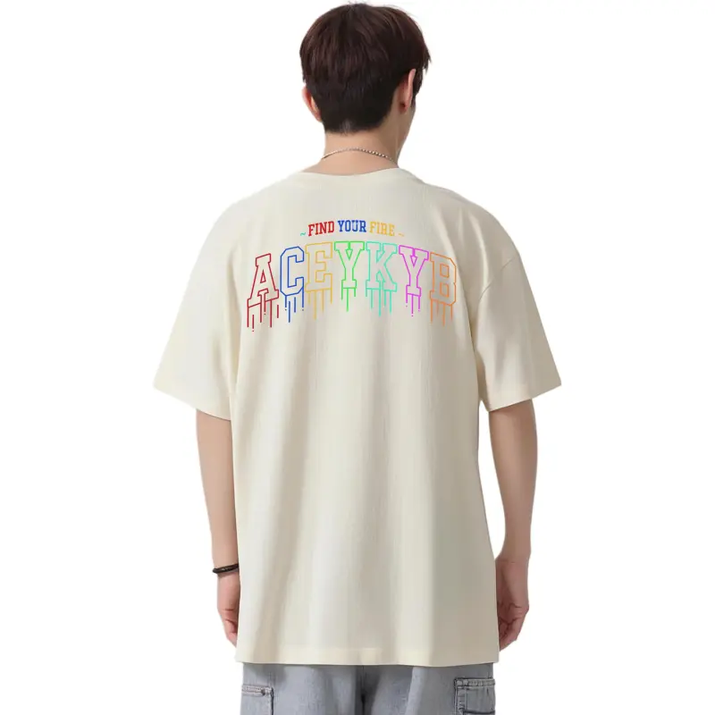 YK&YB T Shirts Unisex Apricot-3