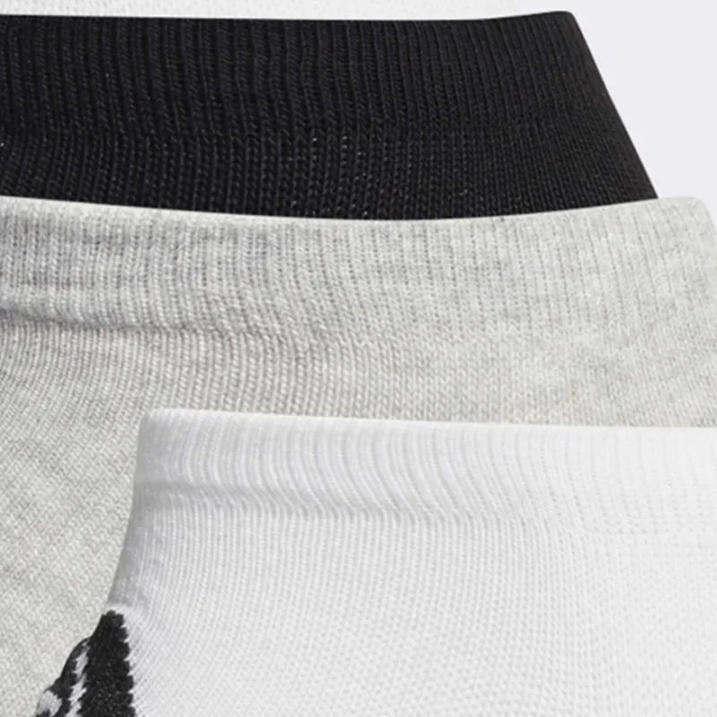 Adidas Ankle Socks Unisex Black White Gray-4