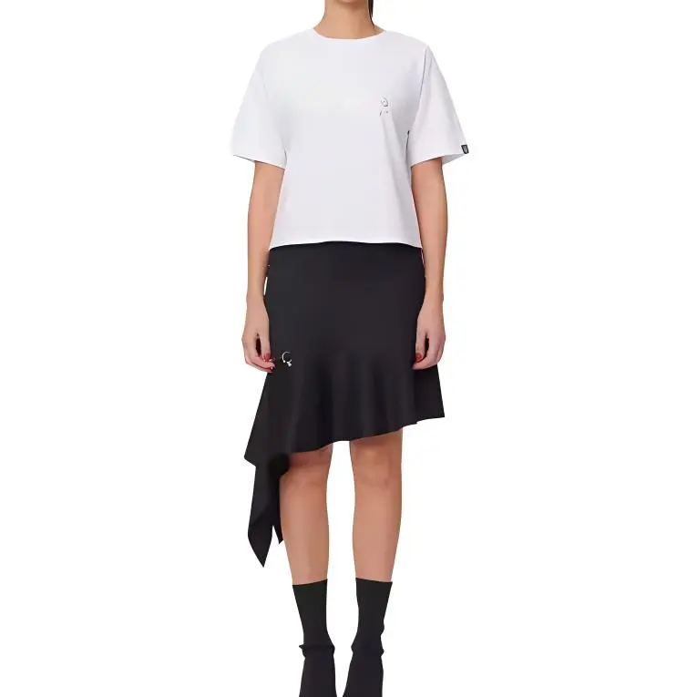 EVISU Casual Long Skirts Women's Black-5