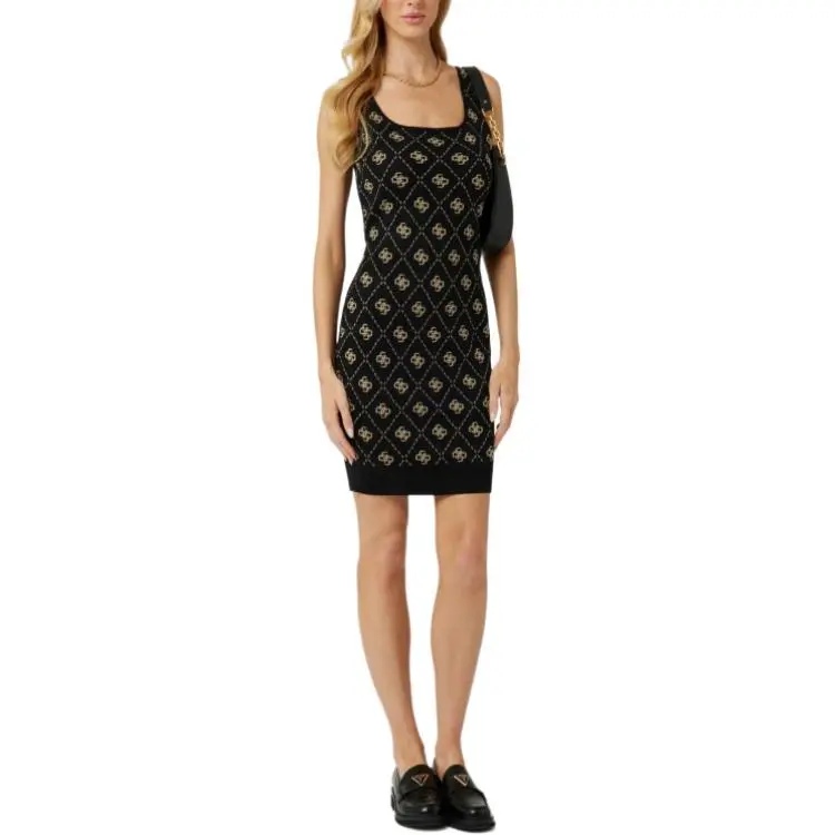GUESS Sleeveless Dress Women's Black-2