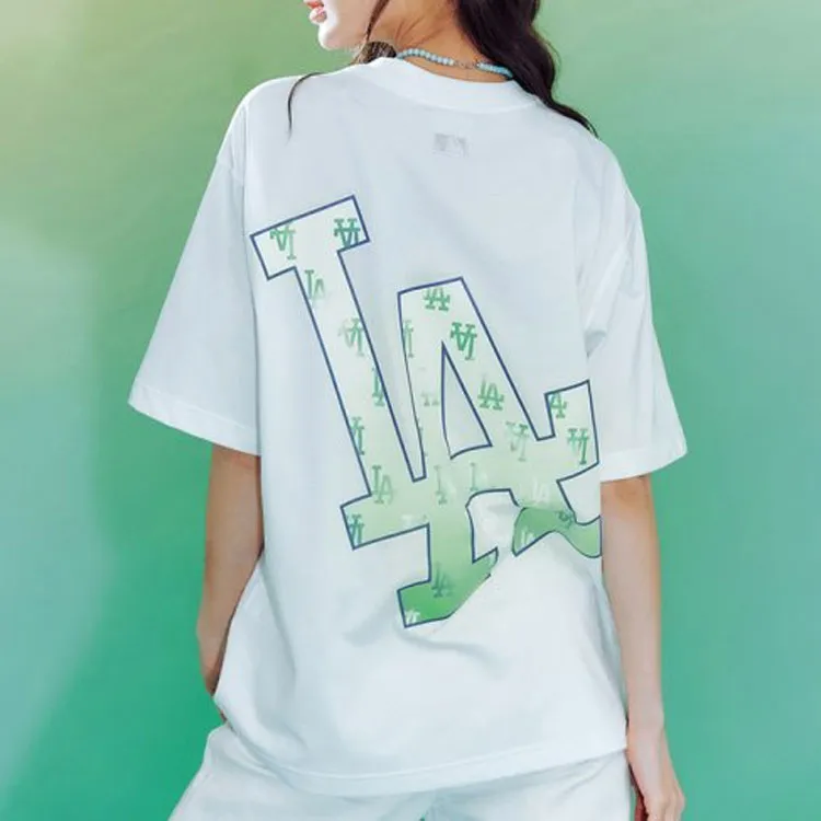 MLB Los Angeles Dodgers T Shirts Unisex White-3
