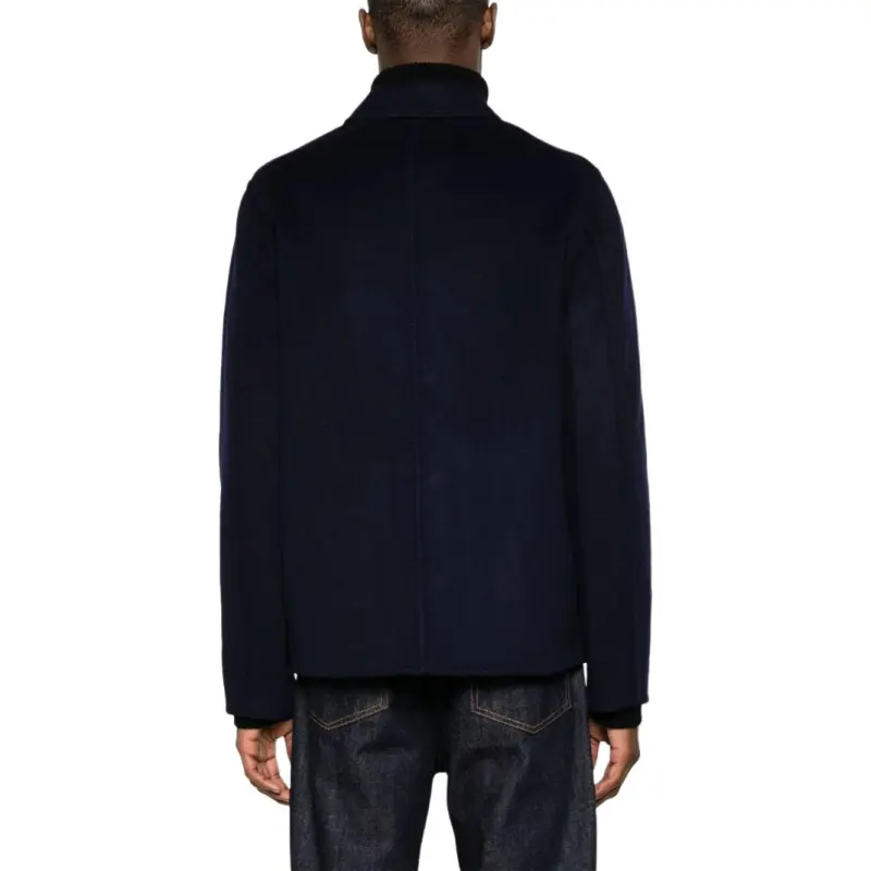 Ami Double Face Short Coat-3