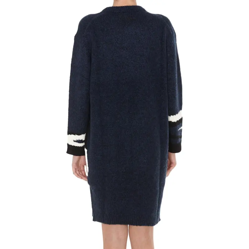 KENZO Long Sleeved Dresses Women's Navy-3
