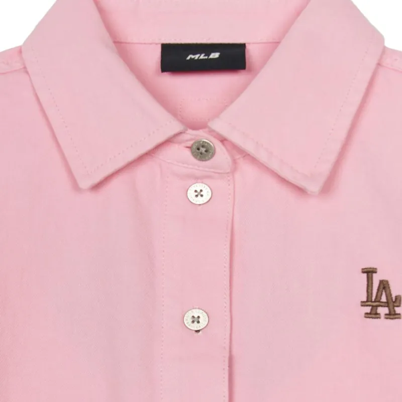 MLB Denim Jackets Women's Pink-3