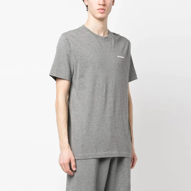 OFF WHITE Wave Outl Diag Slim S/S Tee-1