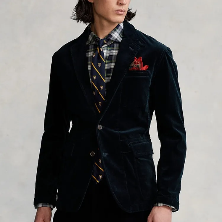 Polo Ralph Lauren Business Suits Men Marine Blue-2