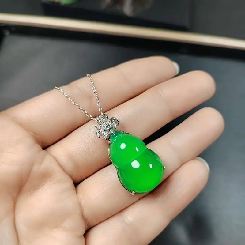 Gifts Chalcedony Necklaces Women's-5
