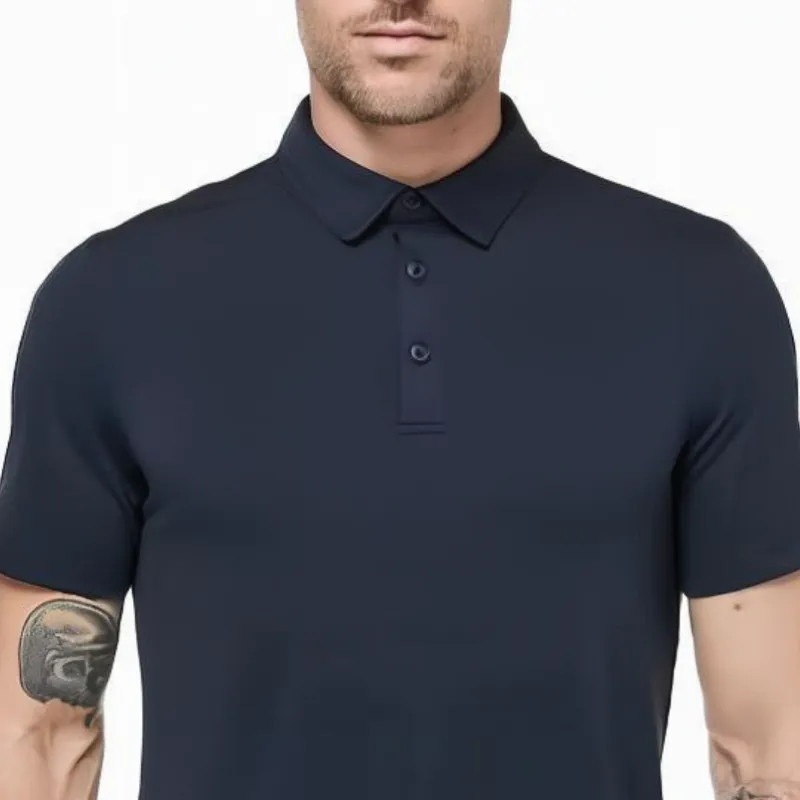 Lululemon Polo Shirt Men's Black-2