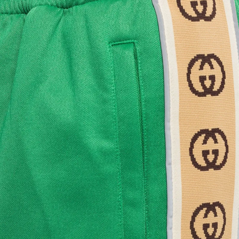 GUCCI Knitted Sweatpants Men Green-4