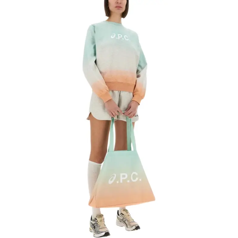A.P.C Ombre Logo print Sweatshirt-2