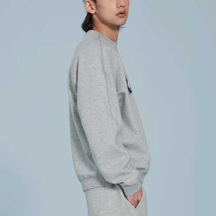 Reebok Sweatshirt Unisex Light Heather Gray-3