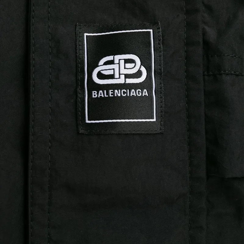 Balenciaga Removable Hood Zipped Windbreaker-5