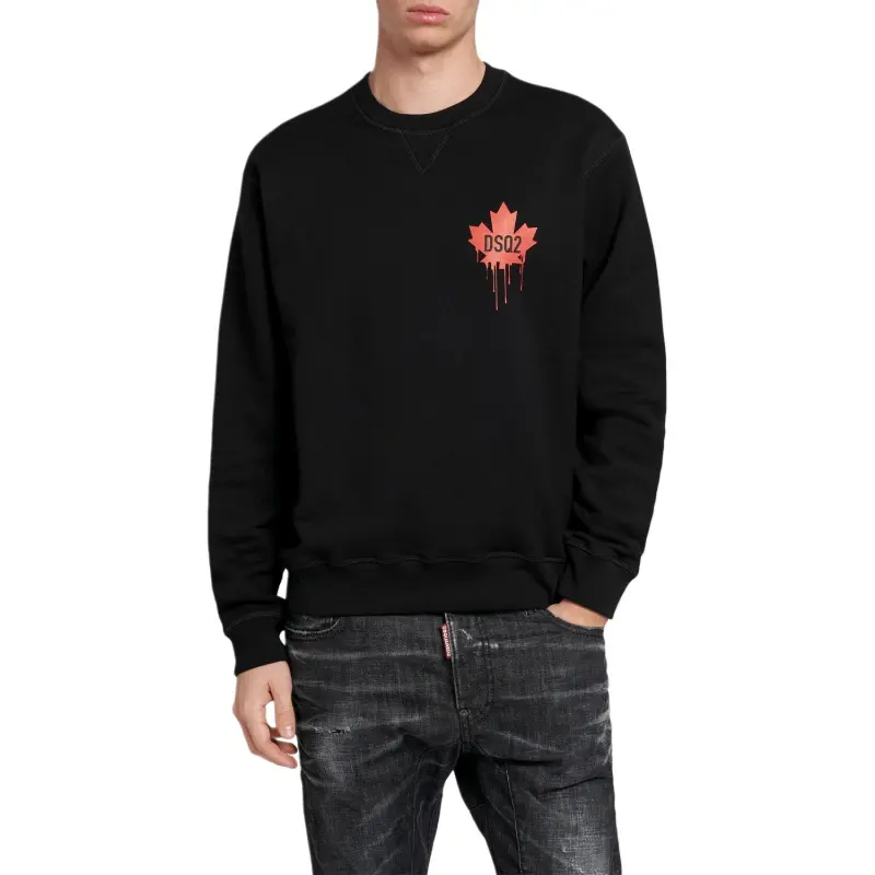 DSQUARED 2 Logo Printed Crewneck Sweatshirt-3