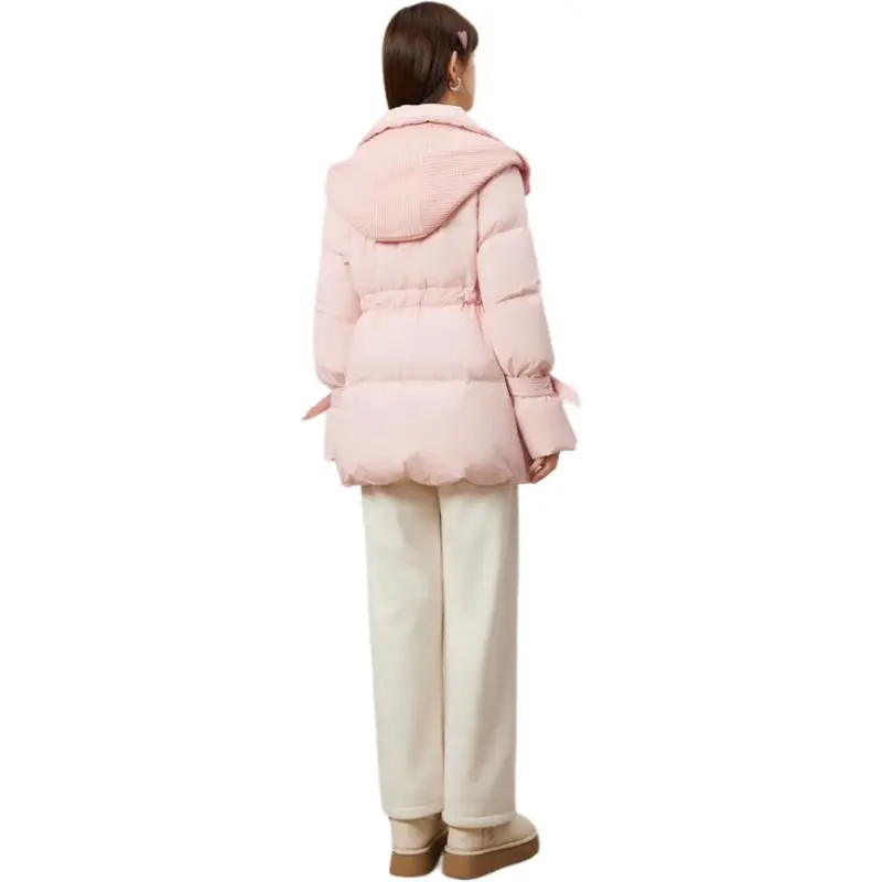 Love To Serve Down Jacket Women's Peach Pink-2