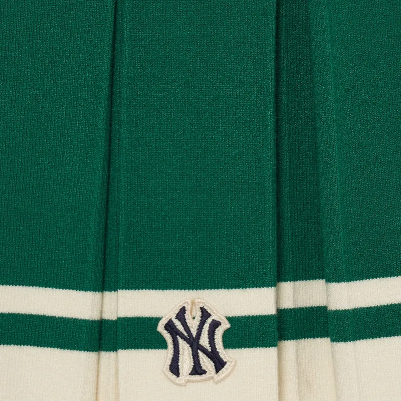 MLB New York Yankees Casual Short Skirts Unisex Green-3