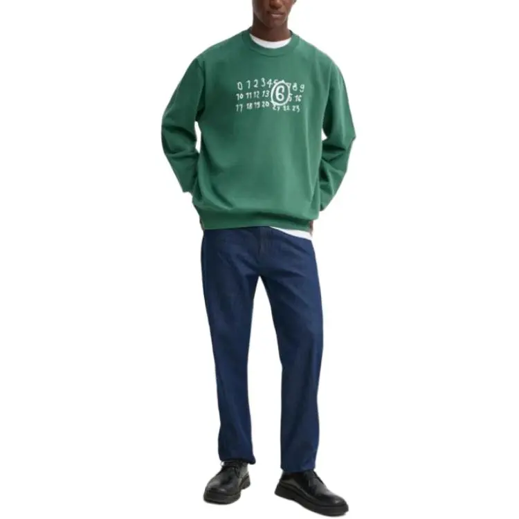 MM6 Maison Margiela Sweatshirt Men's Green-1