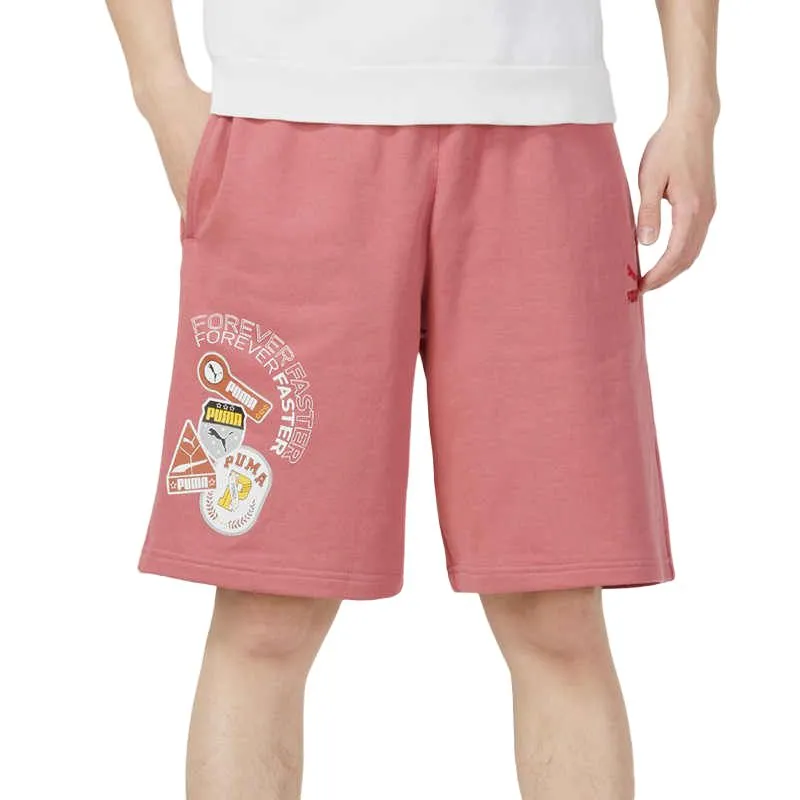PUMA Casual Shorts Men's Dark Pink-2