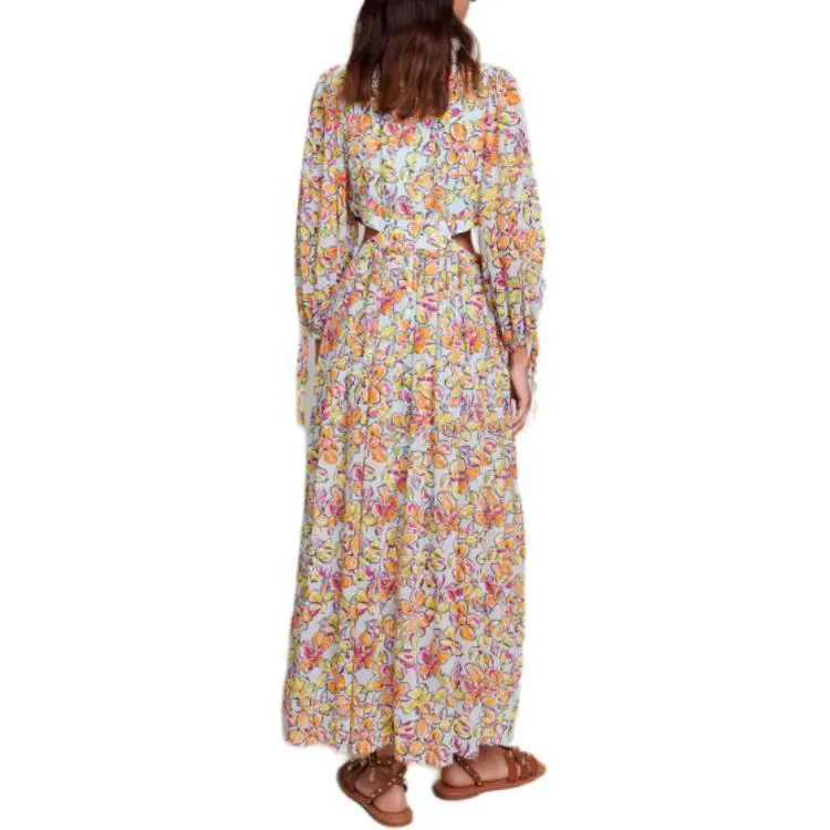 Maje Long Sleeved Dresses Women's Multicolor-1