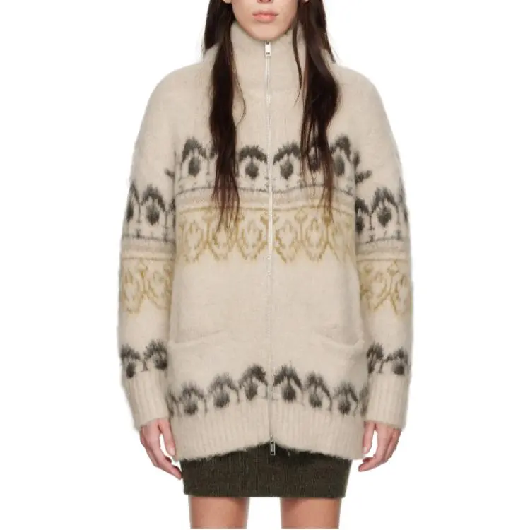 ISABEL MARANT ETOILE Deloris Zipped Cardigan-3
