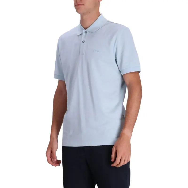 HUGO BOSS Embroidered logo Cotton Polo Shirt-3