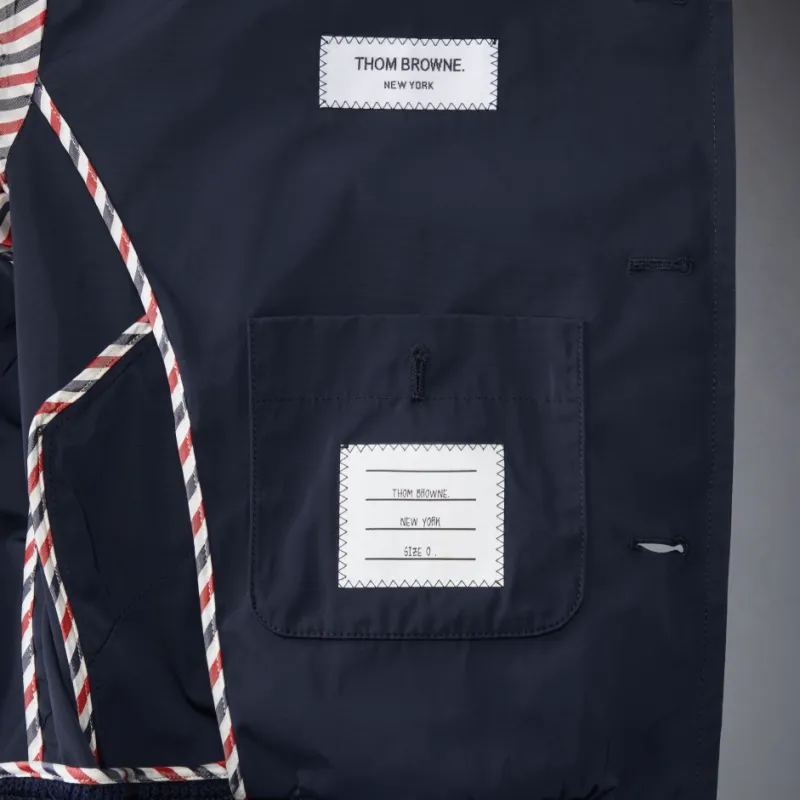 THOM BROWNE 4 Bar Stripe Flight Jacket-4