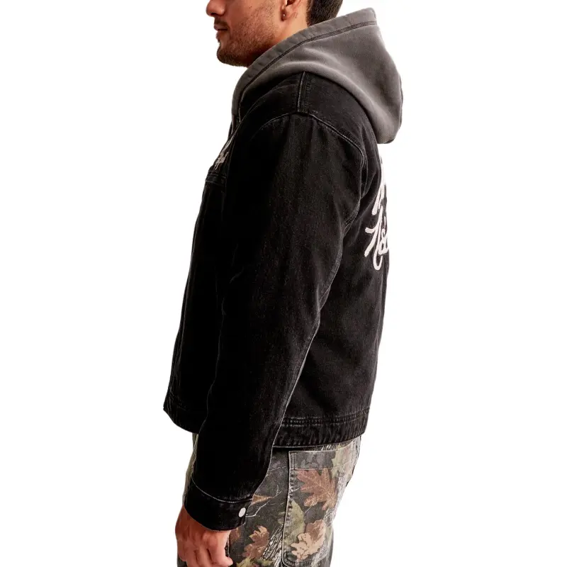 Abercrombie＆Fitch Jackets Men Black-2