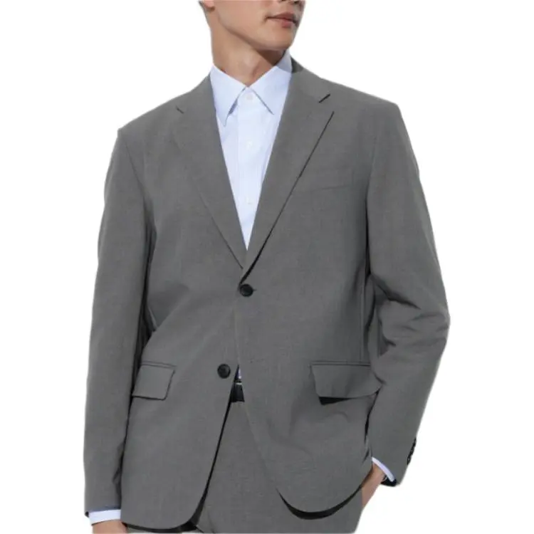 UNIQLO Business Suit Men's Sky Gray-4