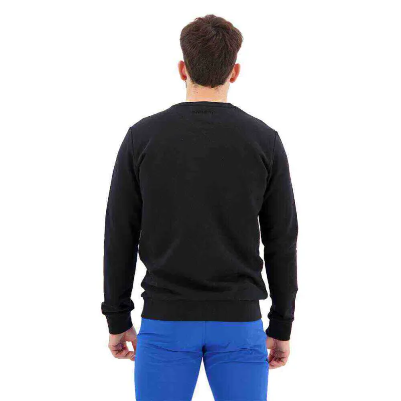 MAMMUT Sweatshirt Unisex Black, Comes With Necklace-4