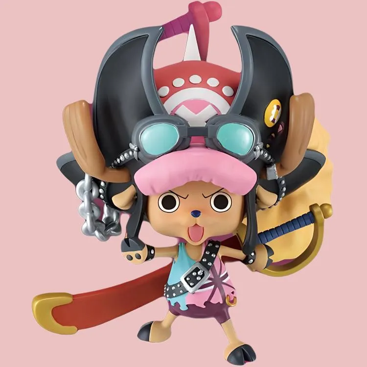 BANPRESTO Tony Chopper Glass Factory Ichiban Kuji One Piece Red Haired Singer More Beat C Awards Bonus Gifts 10cm-2