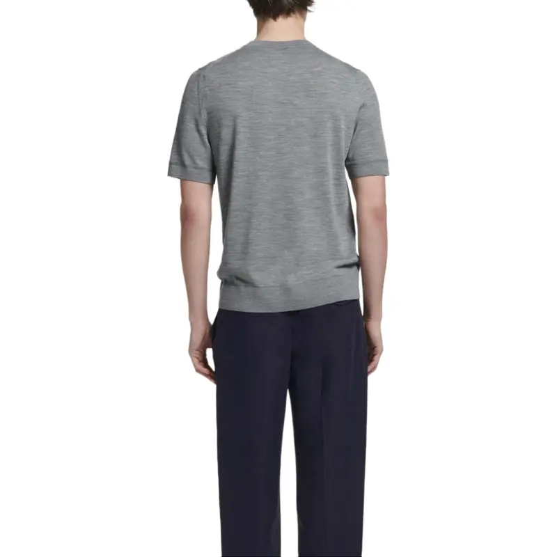COS T Shirts Men Gray-3