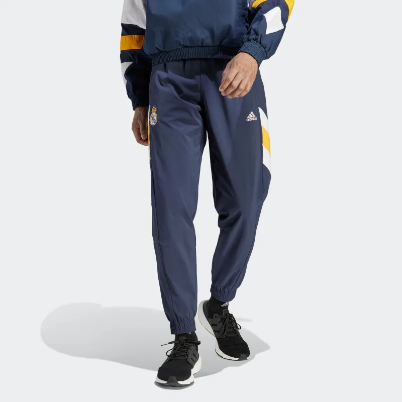 Adidas Knitted Sweatpants Men's Dark Navy Blue-4