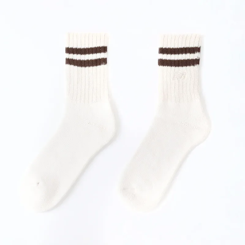 New Balance Mid Calf Socks Unisex 1 Pack Linen-1