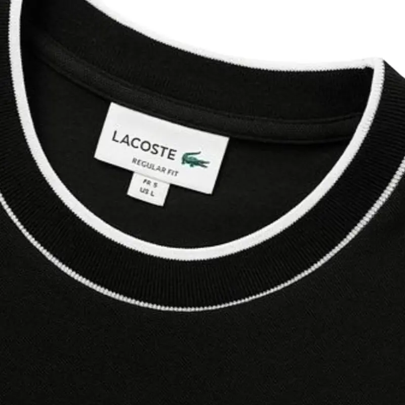 LACOSTE SS25 T Shirt Men's Black-1