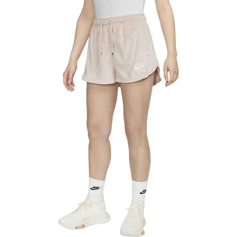 Nike Air Casual Shorts Women's Oxford Pink/White-2