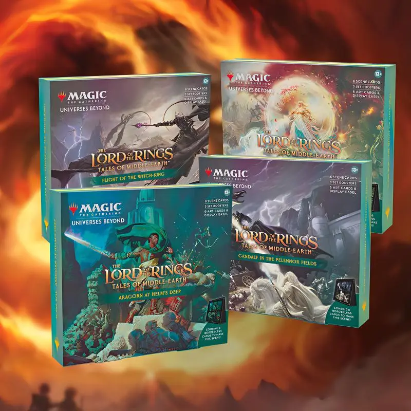 Magic The Gathering The Lord Of The Rings  Middle Earth Legend Scenario Box Battle Cards 1 Box Included-4