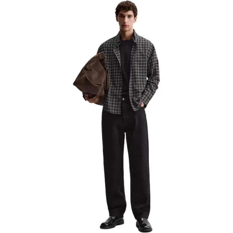 ZARA Shirt Men's ** Black/White-2