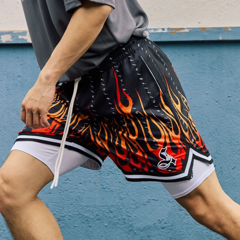 LUSHISI Basketball Shorts Unisex-1